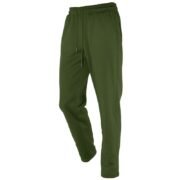 Unisex Plain Army Green Straight Leg Sweatpants - Fleece Lined 250g Polyester
