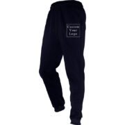 Dark Blue Unisex Joggers with Custom Print - Free Design