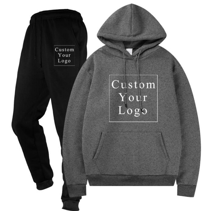 Unisex Fleece Tracksuit - Free Custom Print | Plain Options - Image 13
