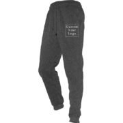 Dark Grey Unisex Joggers with Custom Print - Free Design