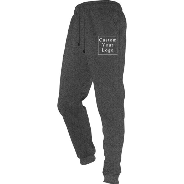 Dark Grey Unisex Joggers with Custom Print - Free Design
