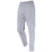 Unisex Plain Light Grey Straight Leg Sweatpants - Fleece Lined 250g Polyester