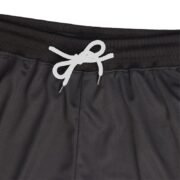 Close-up of Men's Drawstring Shorts Elastic Waistband with Adjustable White Drawstring