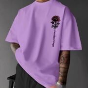 Unisex Wear  Rose Graphic T-shirt – Image 2