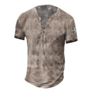 Casual Distressed Youth Short Sleeve Bottoming T-shirt - Image 5