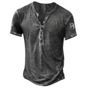 Casual Distressed Youth Short Sleeve Bottoming T-shirt - Image 6