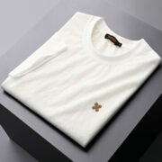 Breathable Round Neck Short-sleeved T-shirt Men's Summer Top T-shirt - Image 2