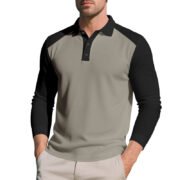 Golf Lapel Long-sleeved T-shirt Bottoming Shirt – Image 3